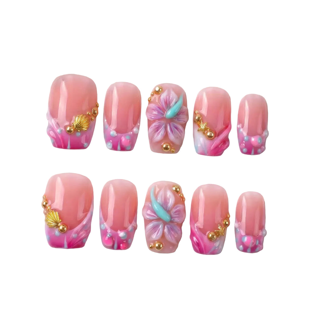 Shells & Hibiscus