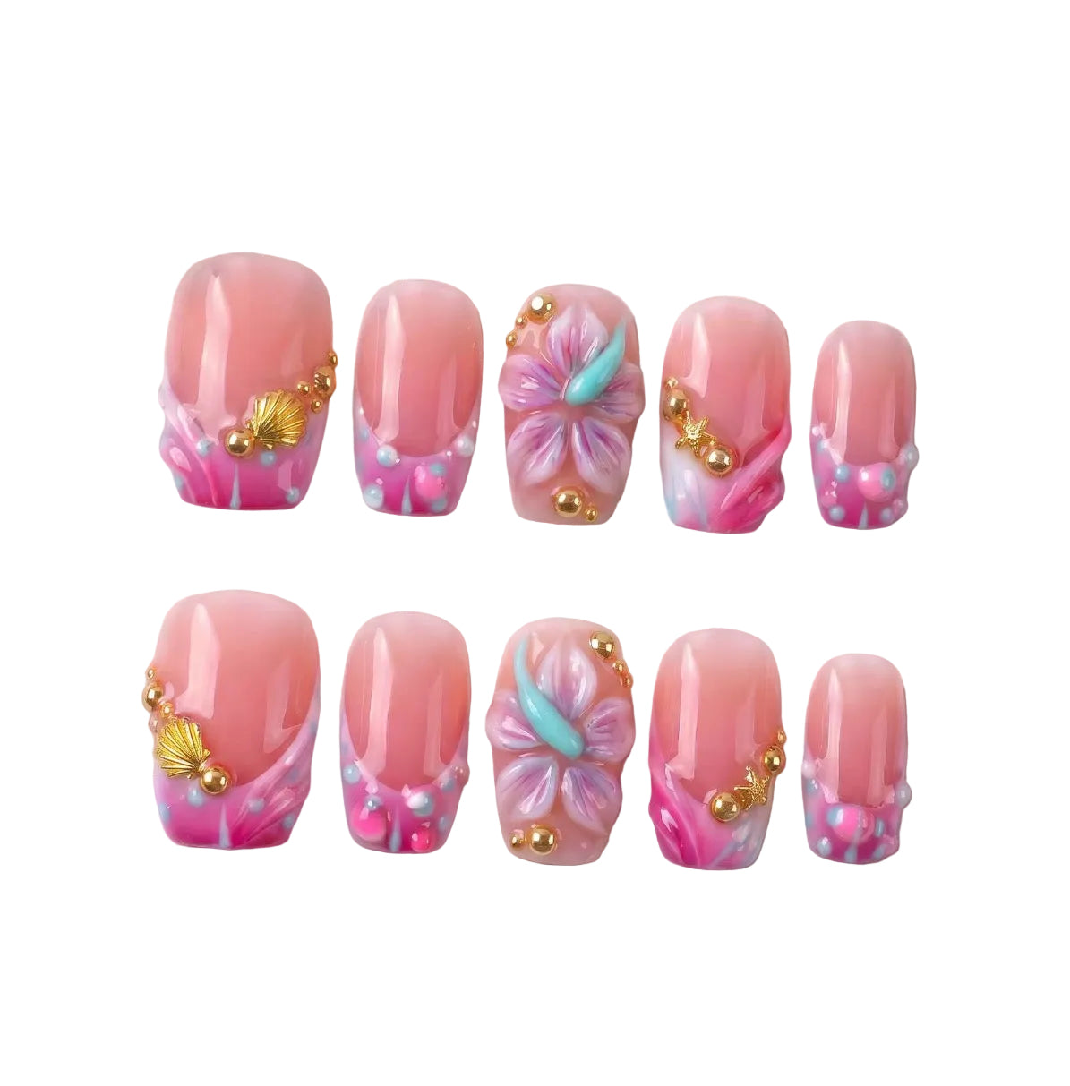 Shells & Hibiscus